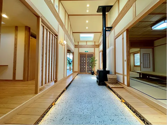 自然素材の壁・天井
