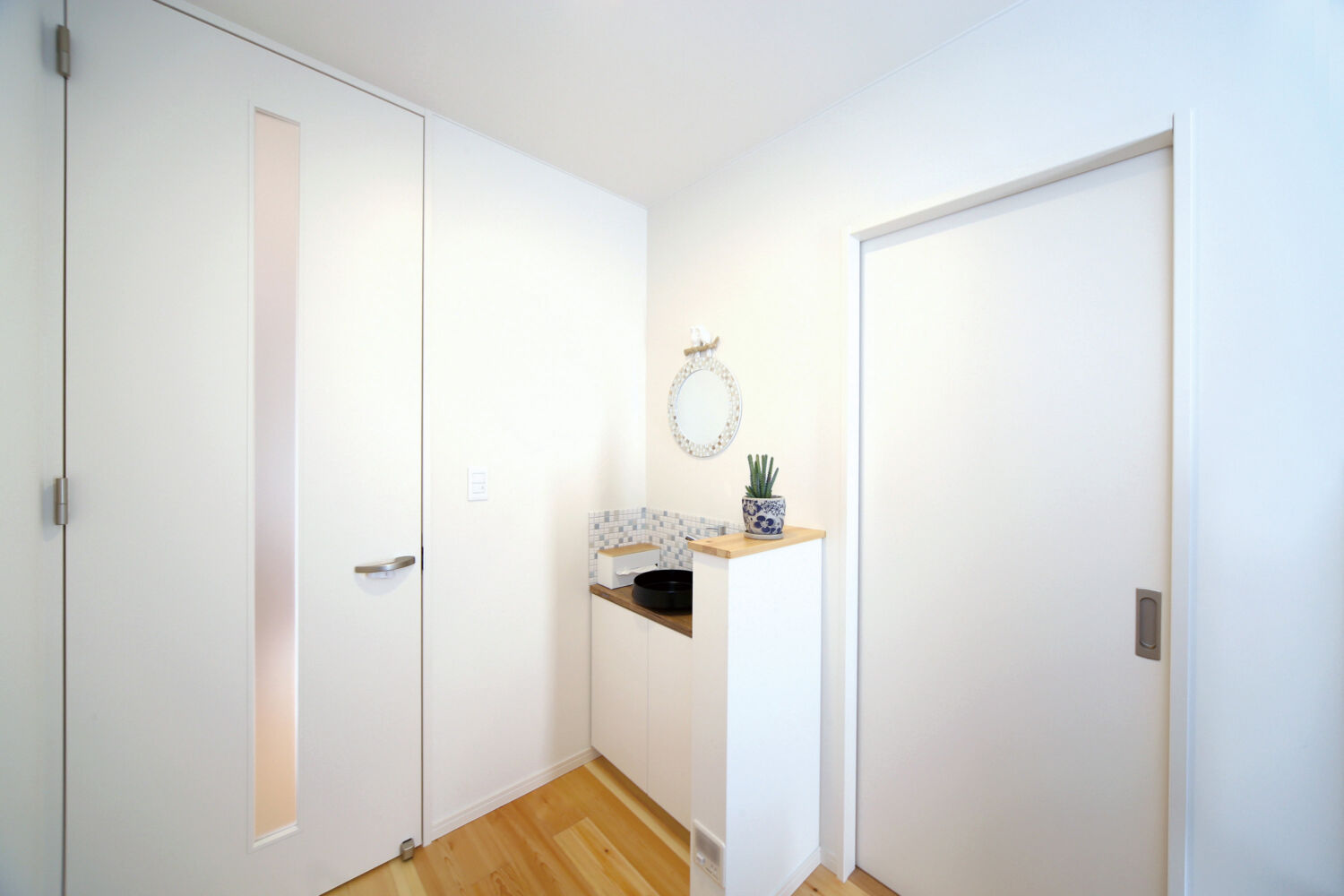 「猫」優先の家づくりだからこそ、空調設備と自然素材にこだわりました。【K様】