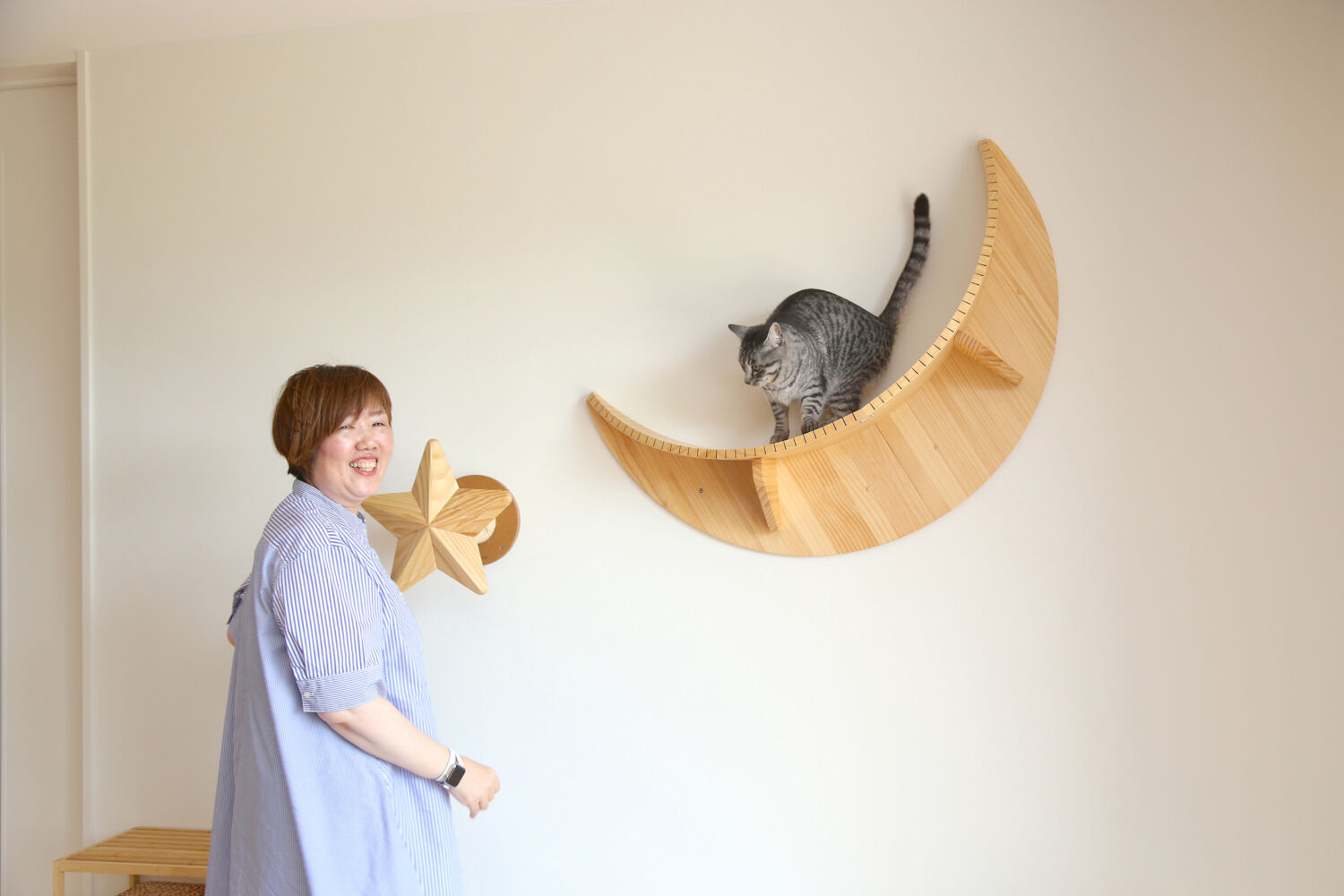 「猫」優先の家づくりだからこそ、空調設備と自然素材にこだわりました。【K様】