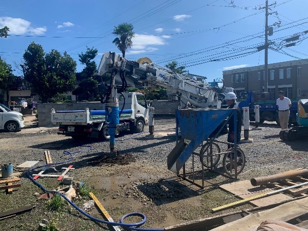 ☆S様邸地盤改良工事『砕石パイル工法』☆
