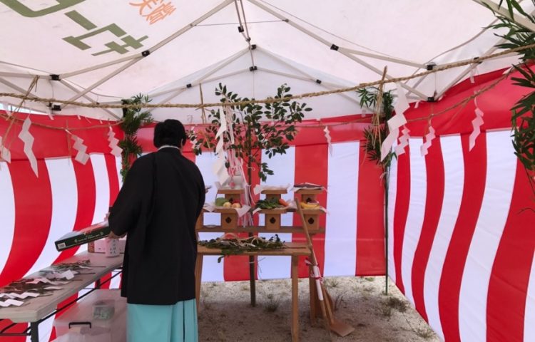 地鎮祭★お家づくりの始まりです♪